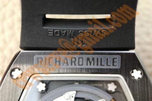 Replica Richard Mille RM011 Black Ceramic RG Chrono Skeleton Dial Black Rubber Strap A7750 - Image 17
