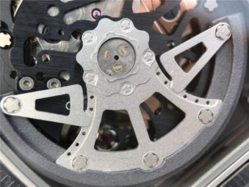 Replica Richard Mille RM011 Black Ceramic PVD Chrono Skeleton Dial Black Rubber Strap A7750 - Image 15