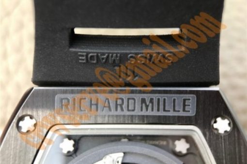 Replica Richard Mille RM011 Black Ceramic PVD Chrono Skeleton Dial Black Rubber Strap A7750 - Image 17