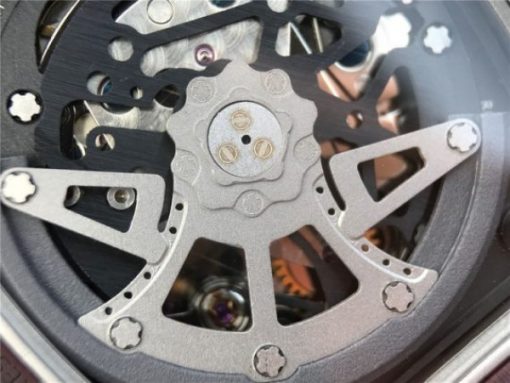 Replica Richard Mille RM011 RG Black Ceramic Chrono Skeleton Dial Black Rubber Strap A7750 - Image 17