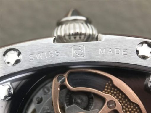 Replica Richard Mille RM 007 Lady SS Diamonds Black Inner Bezel White Rubber Strap 6T51 - Image 17