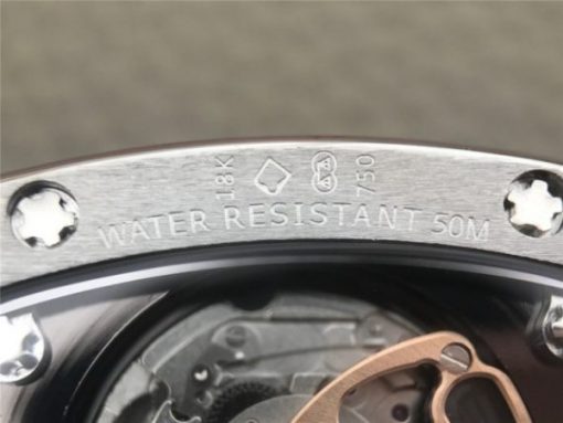 Replica Richard Mille RM 007 Lady SS Diamonds Black Inner Bezel White Rubber Strap 6T51 - Image 18