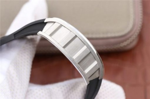 Replica Richard Mille RM011 Felipe Massa Red Inner Bezel Black Rubber Strap A7750 - Image 5