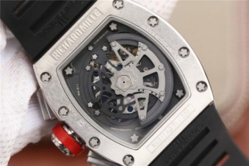Replica Richard Mille RM011 Felipe Massa Red Inner Bezel Black Rubber Strap A7750 - Image 6