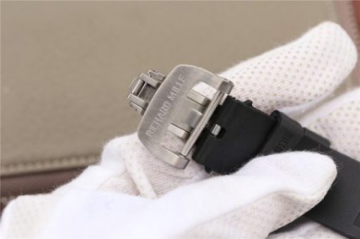 Replica Richard Mille RM011 Felipe Massa Red Inner Bezel Black Rubber Strap A7750 - Image 7