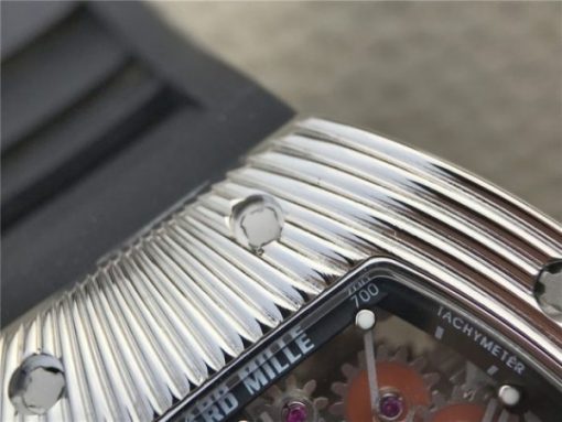 Replica Richard Mille RM018 Hommage a Boucheron SS Brown Skeleton Dial Black Rubber Strap 6T51 - Image 6