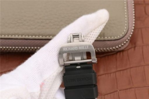 Replica Richard Mille RM018 Hommage a Boucheron SS Brown Skeleton Dial Black Rubber Strap 6T51 - Image 14