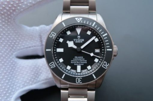 Replica Tudor Pelagos ZF Black Dial Titanium SS Bracelet A2824
