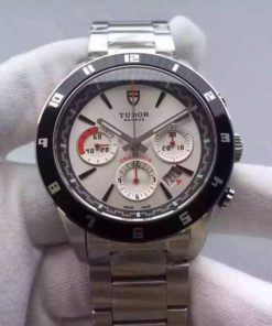 Replica Tudor Geneve SS ZF Silver Dial SS Bracelet A7753