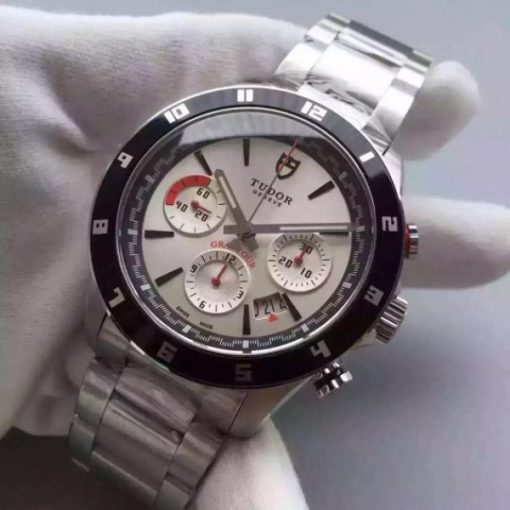 Replica Tudor Geneve SS ZF Silver Dial SS Bracelet A7753 - Image 2