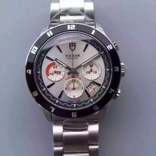 Replica Tudor Geneve SS ZF Silver Dial SS Bracelet A7753 - Image 3