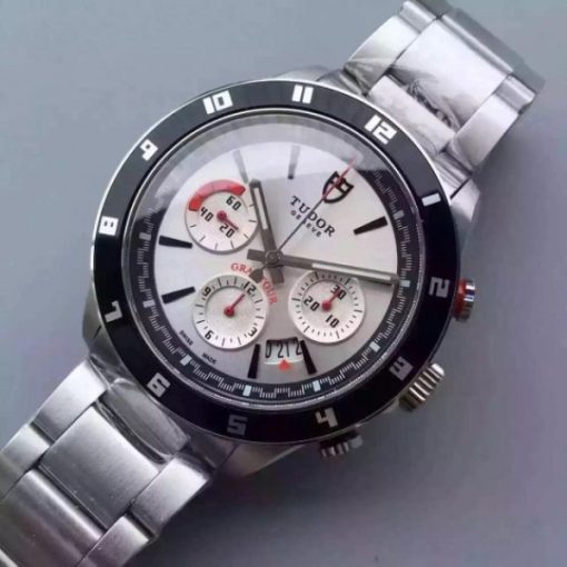 Replica Tudor Geneve SS ZF Silver Dial SS Bracelet A7753 - Image 4