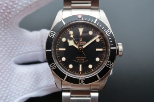 Replica Tudor Heritage Black Bay Black Dial ZF SS Bracelet A2824