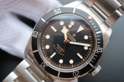 Replica Tudor Heritage Black Bay Black Dial ZF SS Bracelet A2824 - Image 2