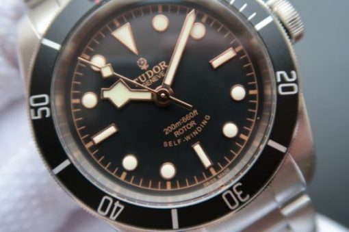 Replica Tudor Heritage Black Bay Black Dial ZF SS Bracelet A2824 - Image 3