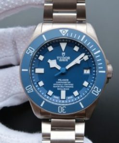 Replica Tudor Blue Pelagos ZF Titanium Blue Dial Bracelet A2824