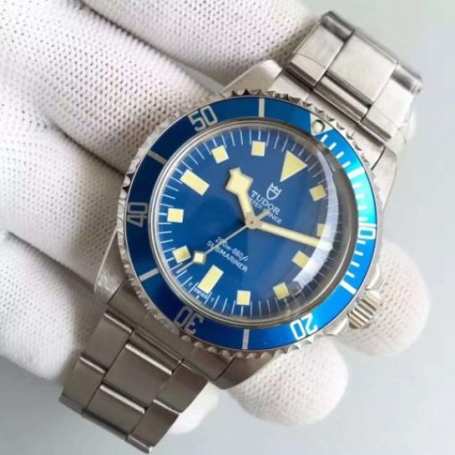 Replica Tudor Blue Submariner SS Blue Dial SS Bracelet A2824 - Image 2