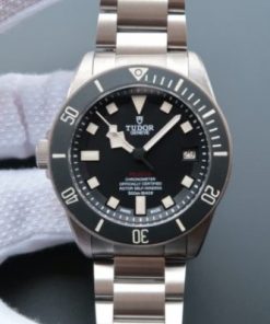 Replica Tudor Pelagos LHD ZF Black Dial Titanium Bracelet A2824