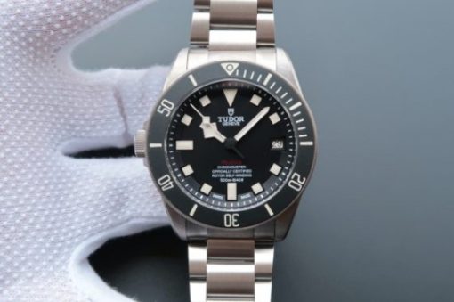 Replica Tudor Pelagos LHD ZF Black Dial Titanium Bracelet A2824