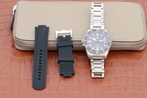 Replica Tudor Pelagos LHD XF 25610TNL Black Dial Titanium Bracelet A2824 - Image 8