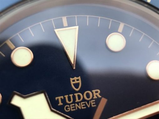 Replica Tudor Heritage Black Bay Bronze Blue ZF Aged Brown Leather Strap A2824 - Image 9