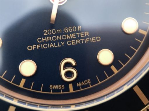Replica Tudor Heritage Black Bay Bronze Blue ZF Aged Brown Leather Strap A2824 - Image 10