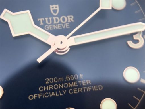 Replica Tudor Heritage Black Bay Bronze Blue ZF Aged Brown Leather Strap A2824 - Image 11