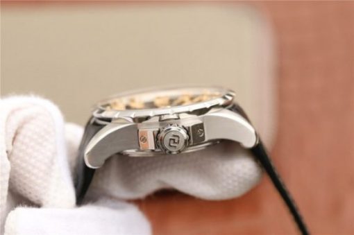 Replica Roger Dubuis Excalibur Knights of the Round Table II SS Black Dial Leather Strap MIYOTA 6T15 - Image 7