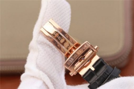 Replica Roger Dubuis Excalibur Knights of the Round Table II RG Checkerboard Dial Leather Strap MIYOTA 6T15 - Image 14