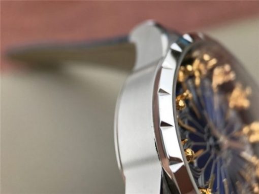 Replica Roger Dubuis Excalibur Knights of the Round Table II SS Blue Dial Leather Strap MIYOTA 6T15 - Image 12