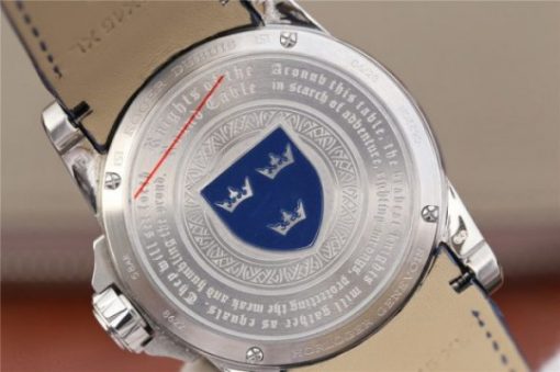 Replica Roger Dubuis Excalibur Knights of the Round Table II SS Blue Dial Leather Strap MIYOTA 6T15 - Image 13