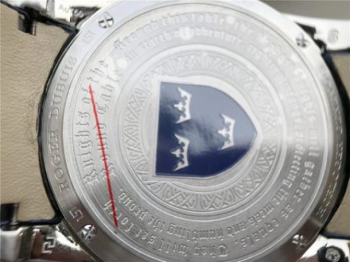 Replica Roger Dubuis Excalibur Knights of the Round Table II SS Blue Dial Leather Strap MIYOTA 6T15 - Image 14