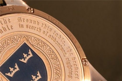 Replica Roger Dubuis Excalibur Knights of the Round Table II RG Black Dial Leather Strap MIYOTA 6T15 - Image 13
