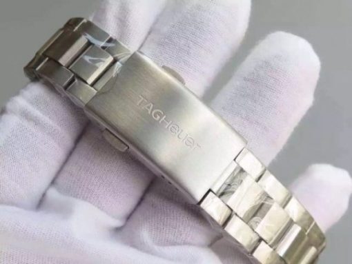 Replica Tag Heuer Aquaracer Calibre 5 SS White Dial SS Bracelet A2824 - Image 6