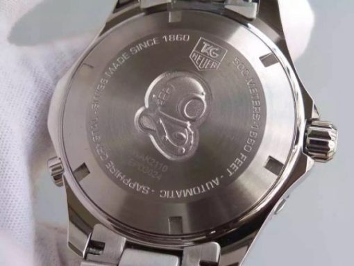 Replica Tag Heuer Aquaracer Calibre 5 SS Gray Dial SS Bracelet A2824 - Image 4