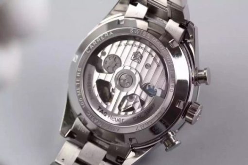 Replica Tag Heuer Carrera CAL1887 Chronograph SS Black Dial SS Bracelet CAL1887 - Image 5