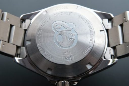 Replica Tag Heuer Aquaracer Calibre 5 300M SS Blue Dial SS Bracelet A2824 - Image 6