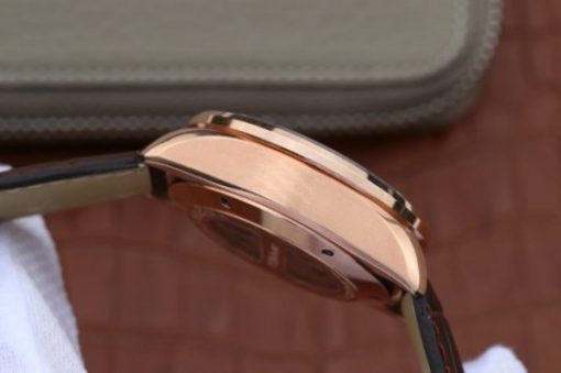 Replica Tag Heuer Grand Carrera Chronograph Rose Gold Calibre 17 White Dial A7750 - Image 5