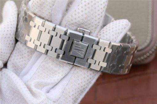 Replica Audemars Piguet Royal Oak Tourbillon Extra-Thin Openworked SS Skeleton Dial SS Bracelet - Image 8