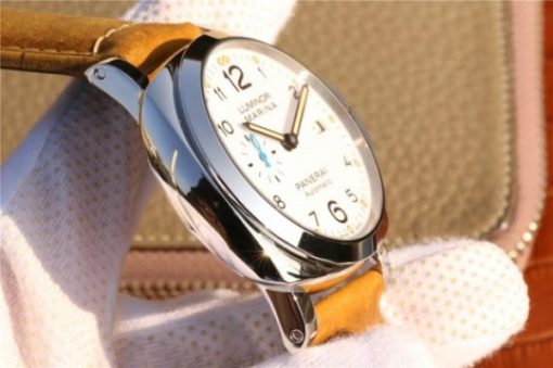 Replica Panerai PAM1499 S XF White Dial Brown Asso Strap P9010 - Image 3