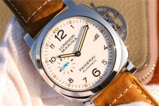 Replica Panerai PAM1499 S XF White Dial Brown Asso Strap P9010 - Image 5