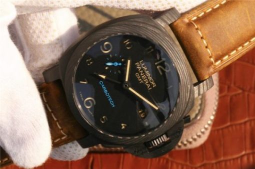 Replica Panerai PAM441 Carbotech Case VSF Brown Asso Strap P.9001 - Image 2
