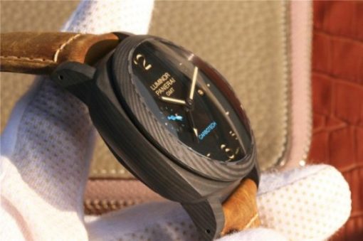 Replica Panerai PAM441 Carbotech Case VSF Brown Asso Strap P.9001 - Image 4