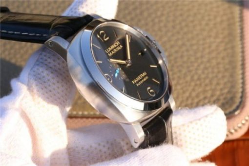 Replica Panerai PAM1312 XF Black Dial Black Leather Strap P9010 - Image 4