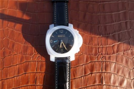 Replica Panerai PAM1312 XF Black Dial Black Leather Strap P9010 - Image 8