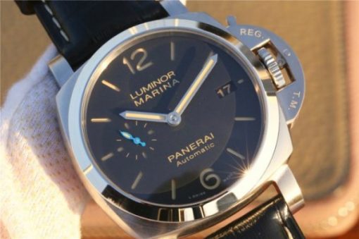 Replica Panerai PAM1392 XF Black Dial Black Leather Strap P9010 - Image 3