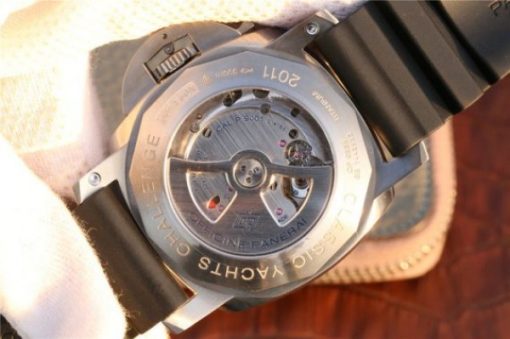 Replica Panerai PAM371 Titanium Blue Dial XF Black Rubber Strap P9001 - Image 6