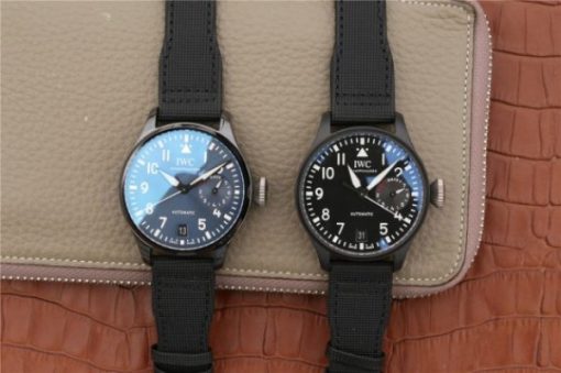 Replica IWC Big Pilot Real PR IW502001 Real Ceramic ZF V2 Black Calfskin Strap A51111 - Image 17