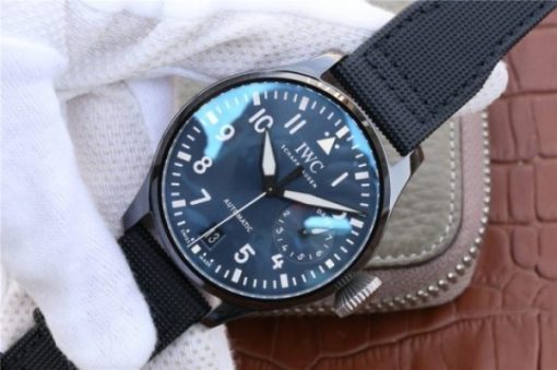 Replica IWC Big Pilot Real PR IW502003 Real Ceramic BOUTIQUE RODEO DRIVE ZF V2 Calfskin Strap A51111 - Image 2