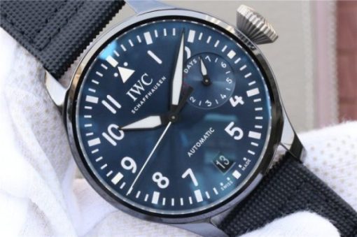 Replica IWC Big Pilot Real PR IW502003 Real Ceramic BOUTIQUE RODEO DRIVE ZF V2 Calfskin Strap A51111 - Image 3